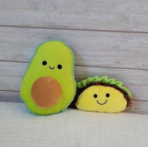 Avocado and Taco Plush Bundle